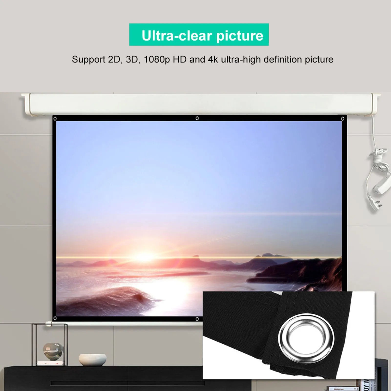 100'' Projector Screen
