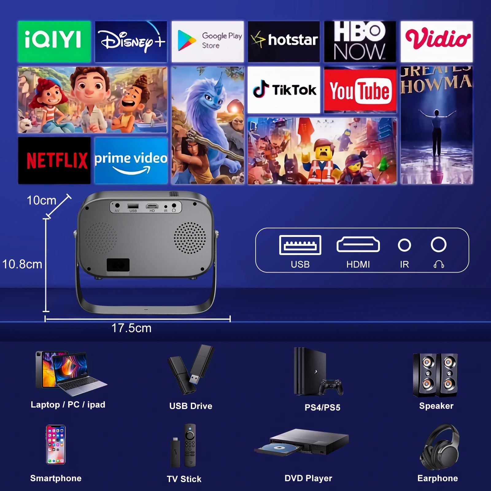 X3 Portable Projector