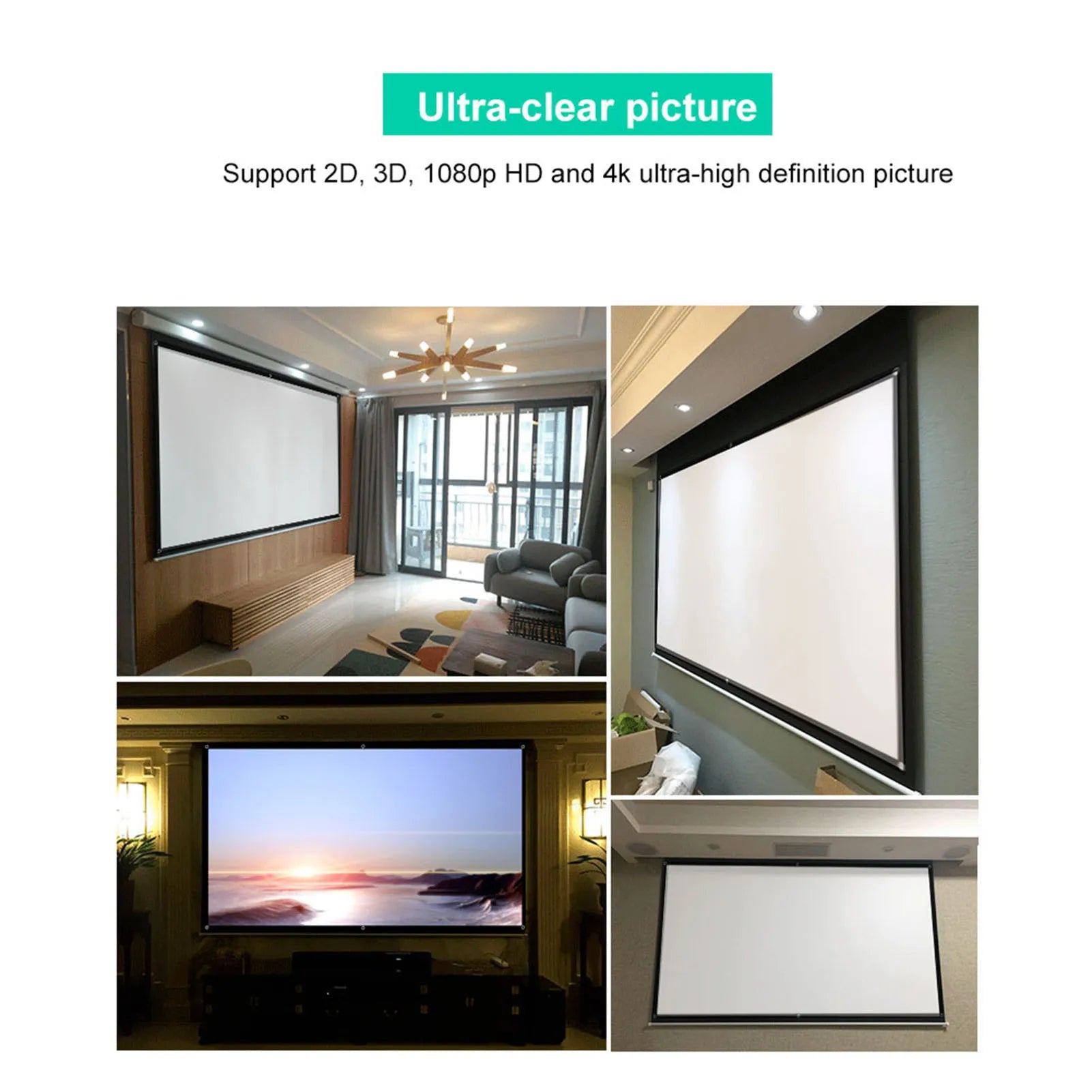 100'' Projector Screen